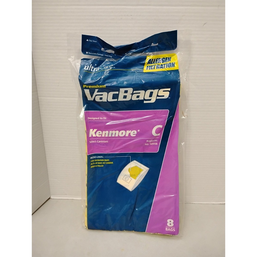 Ultra Care  New VACBAGS Kenmore C Ultra Allergen Filtration 50558: 8 BAGS